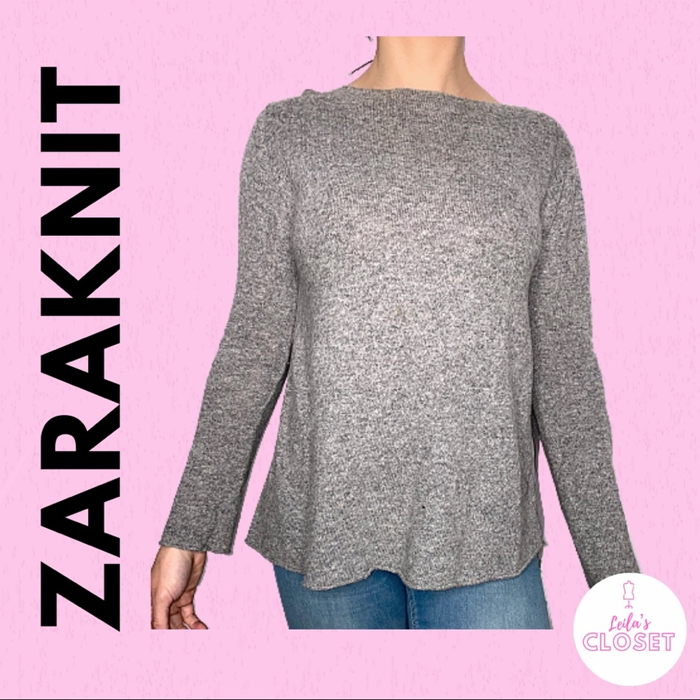 Zaraknit grey sweater.